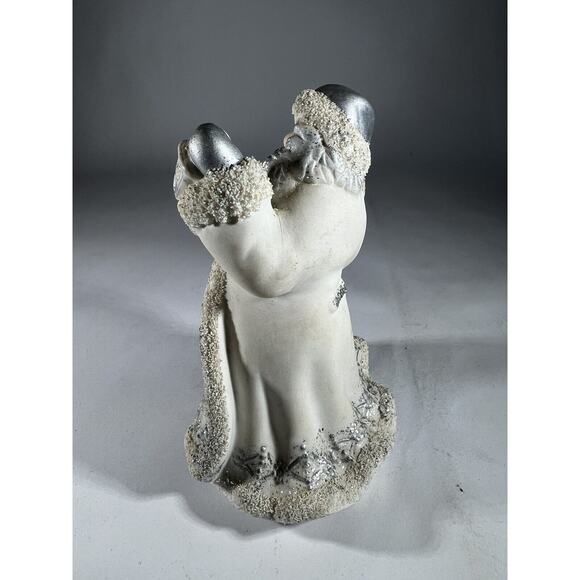 Vintage Christmas Santa Claus Victorian K’s Collection White Silver Figurine - Picture 5 of 16